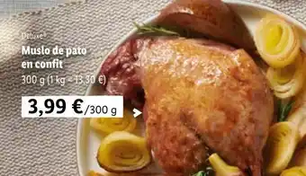 Lidl Muslo de pato en confi oferta