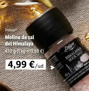 Lidl Molino de sal del himalaya oferta