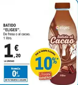 E.Leclerc "ELIGES" Batido oferta