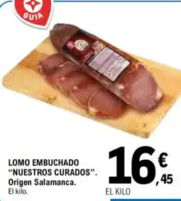 E.Leclerc "NUESTROS CURADOS" Lomo embuchado oferta