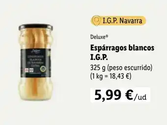 Lidl Espárragos blancos i.g.p. oferta