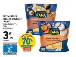 E.Leclerc "RANA" Pasta fresca rellena gourmet oferta