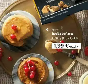 Lidl Surtido de flanes 4 x 100 g oferta