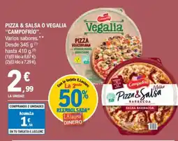 E.Leclerc "CAMPOFRÍO" Pizza & salsa o vegalia oferta