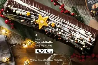 Lidl Tronco de navidad 550 g oferta