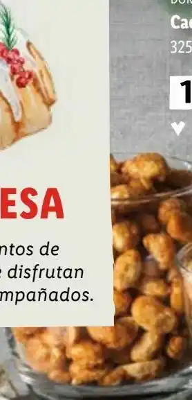 Lidl Cacahuetes garrapiñados 325 g oferta