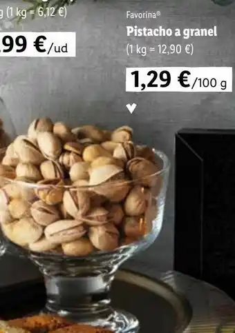 Lidl Pistacho a granel 100g oferta