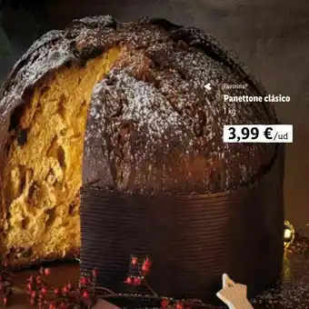 Lidl Panettone clásico 1 kg oferta