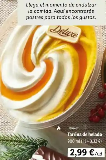 Lidl Tarrina de helado 900 ml oferta