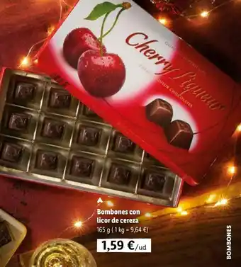 Lidl Bombones con licor de cereza 165 g oferta