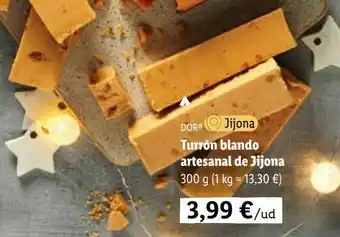 Lidl Turrón blando artesanal de jijona 300 g oferta