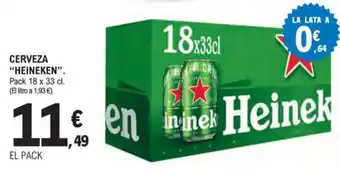 E.Leclerc "HEINEKEN" Cerveza oferta