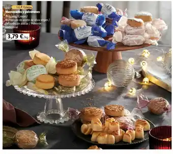 Lidl Mantecados y polvorones artesano / limón / mantecado de aceite de oliva virgen / polvorón sin azúcar / polvorón tradicional oferta