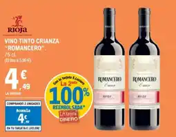 E.Leclerc "ROMANCERO" Vino tinto crianza oferta