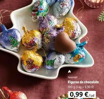 Lidl Figuras de chocolate 100 g oferta