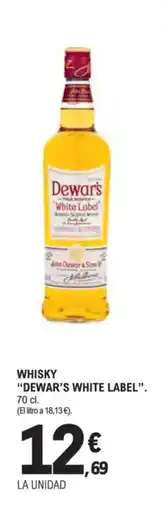 E.Leclerc "DEWAR'S WHITE LABEL" Whisky oferta