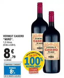 E.Leclerc "MIRÓ" Vermut casero oferta