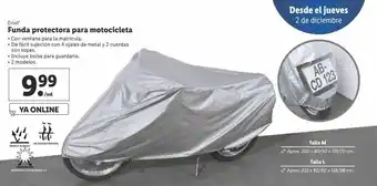 Lidl Funda para motos oferta