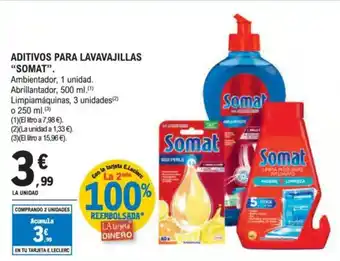 E.Leclerc "SOMAT" Aditivos para lavavajillas oferta