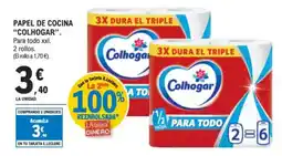 E.Leclerc "COLHOGAR" Papel de cocina oferta