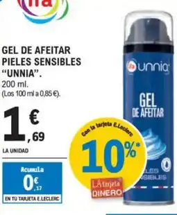 E.Leclerc IFA UNNIA Pieles sensibles oferta