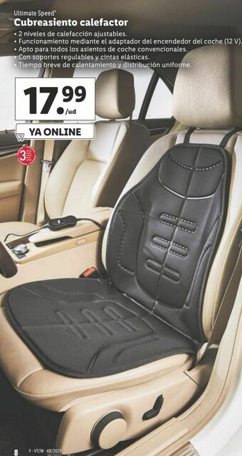 Lidl Cubre asiento coche oferta