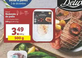 Lidl Redondo de pollo oferta