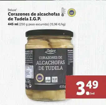 Lidl Corazones de alcachofa deluxe oferta