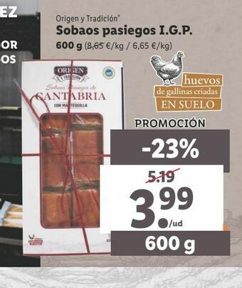 Lidl Sobaos oferta