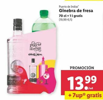 Lidl Ginebra puerto de indias oferta