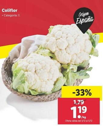 Lidl Coliflor oferta