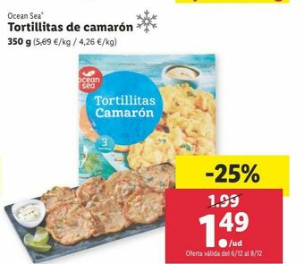Lidl Tortilla ocean sea oferta