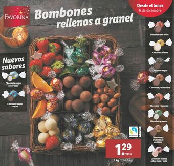 Lidl Bombones oferta