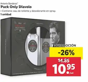 Lidl Perfume hombre antonio banderas oferta