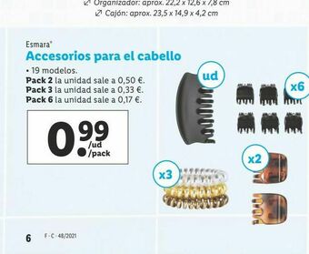 Lidl Accesorios esmara oferta