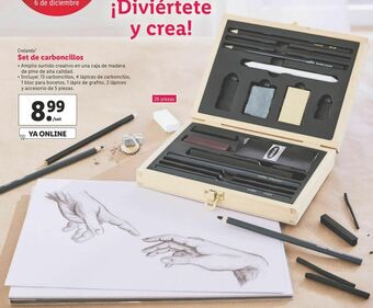 Lidl Carboncillos crelando oferta