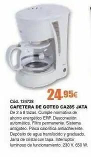 Ferrcash Cafetera de goteo jata oferta