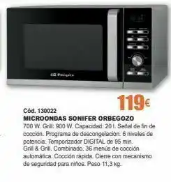 Ferrcash Microondas orbegozo oferta