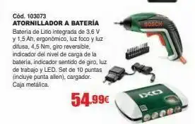 Atornillador a batería