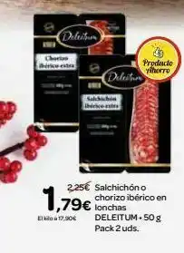 Dialprix Chorizo ibérico oferta