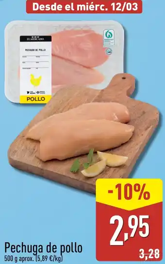 ALDI Pechuga de pollo oferta