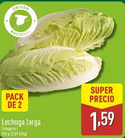 ALDI Lechuga larga oferta