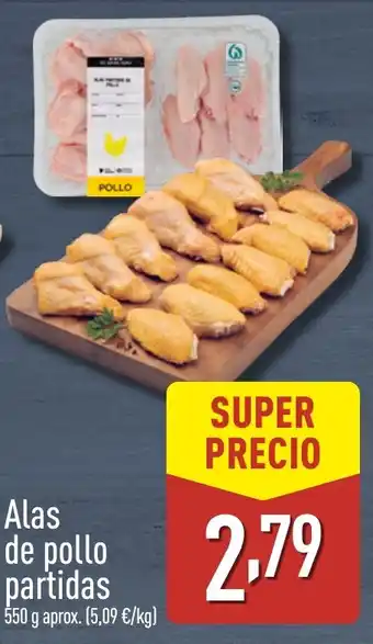 ALDI Alas de pollo partidas oferta