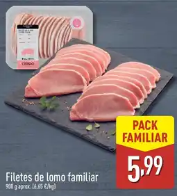 ALDI Filetes de lomo familiar oferta