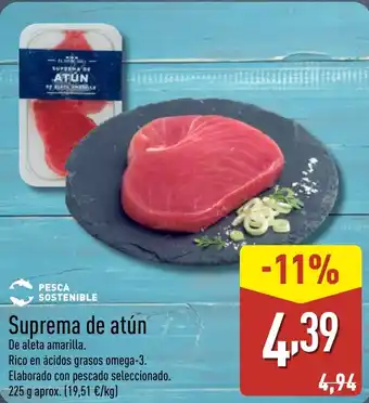 ALDI Suprema de atún oferta