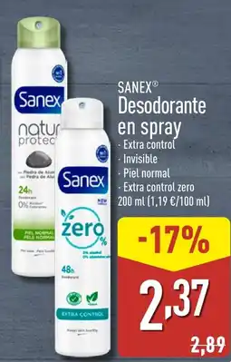 ALDI SANEX® Desodorante en spray oferta