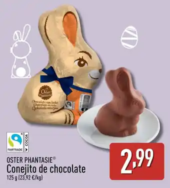 ALDI OSTER PHANTASIEⓇ Conejito de chocolate oferta