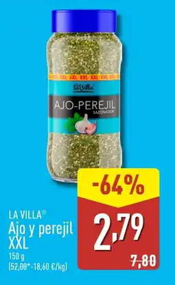 ALDI LA VILLAⓇ Ajo y perejil XXL oferta