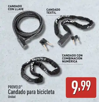 ALDI PROVELOⓇ Candado para bicicleta oferta