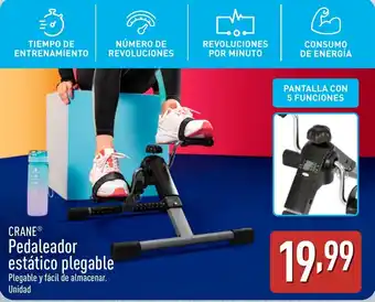 ALDI CRANE® Pedaleador estático plegable oferta